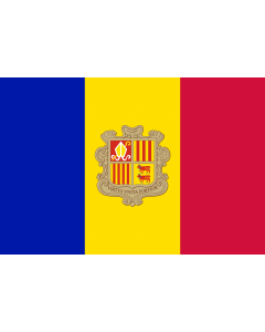 Fahne: Flagge: Andorra