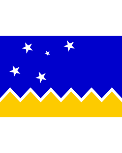 Drapeau: Magallanes, Chile | Magallanes and Chilean Antarctica Region, Chile | XII Región de Magallanes y de la Antártica Chilena