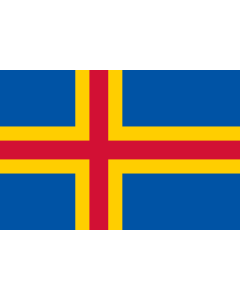 Fahne: Flagge: Åland