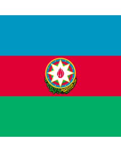 Drapeau: Standard of the President of Azerbaijan