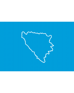 Fahne: Flagge: BiH  First set of proposal 3 | Third alternative flag of the First set of Proposals for the Bosnian Flag change