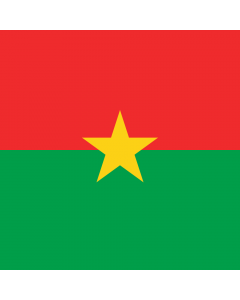 Bandiera: Presidential Standard of Burkina Faso