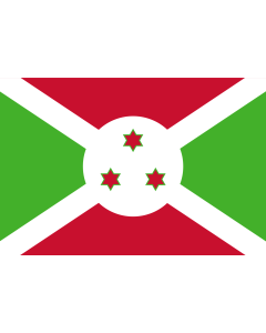 Fahne: Flagge: Burundi