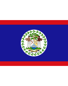 Fahne: Flagge: Belize