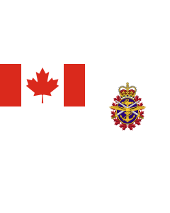 Flag: Joint service flag of the Canadian Forces