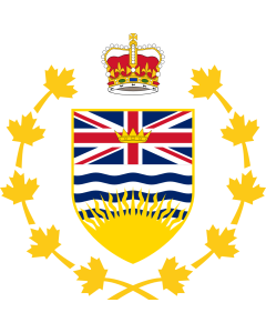Flag: Crest of the Lieutenant Governor of British Columbia