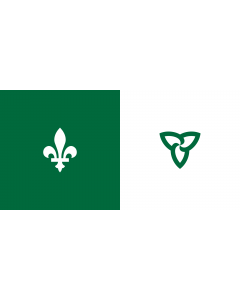 Bandiera: Franco-Ontarian | W Franco-Ontarian Flag Ontario, Canada