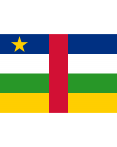 Drapeau: République centrafricaine