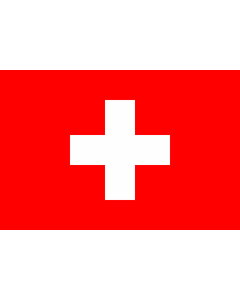 Fahne: Flagge: Schweiz (Querformat)