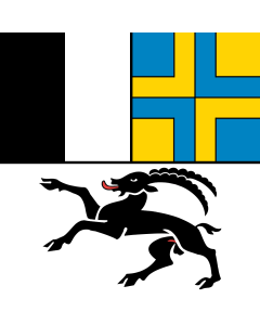 Bandera: cantón de los Grisones