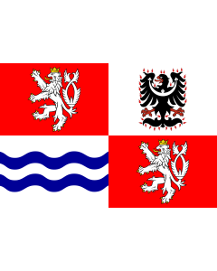 Drapeau: Région de Bohême centrale