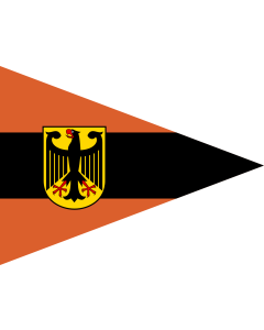 Flag: Bataillonskommandeur Streitkräftebasis Feldjäger Bundeswehr 2004