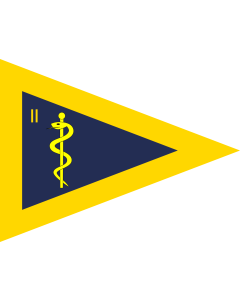 Bandera de  Befehlshaber Sanitätskommando II Bundeswehr seit 2004