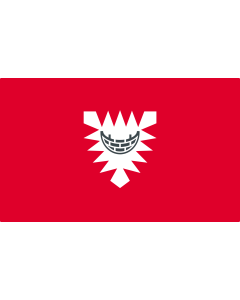 Bandera de  Kreisfreien Stadt Kiel | German city of Kiel | Ville allemande de Kiel | Kreisfreien Stadt Kiel in Schleswig-Holstein  Die Stadtflagge ist rot