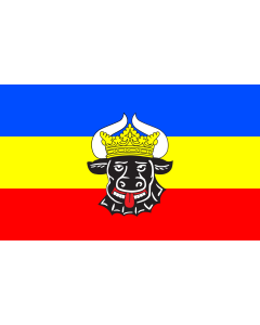 Bandera de  Mecklenburg  1992 proposal | 1992 proposal for a regional service flag of Mecklenburg