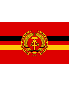 Bandera de  Warships of VM  East Germany | Warships of VM of the German Democratic Republic | Dienstflagge für Kampfschiffe und -boote der Volksmarine der Deutschen Demokratischen Republik | Флаг военных судов Фольксмарине Германской Демократической Респу