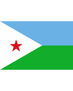 Drapeau: Djibouti