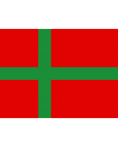 Bandera: Denmark Bornholm | Unofficial flag of Bornholm  Denmark