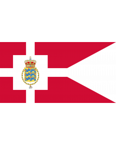 Bandera: Standard of the Crown Prince of Denmark | Det danske tronfølgerflag  bruges af H