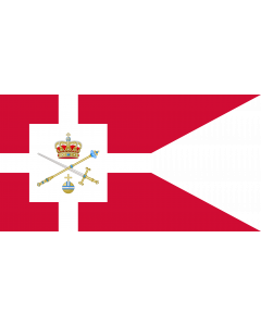 Bandera: Standard of the Regent of Denmark | Rigsforstanderflaget