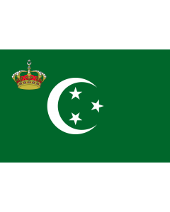 Bandiera: Royal Standard of Egypt  on land | Royal Standard on land  of the Kingdom of Egypt