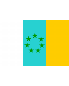 Bandera: Esta es la bandera nacionalista canaria