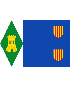 Bandera: Torrijo del Campo De paño azul