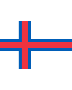 Fahne: Flagge: Färöer