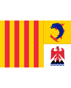 Fahne: Flagge: Provence-Alpes-Côte d’Azur