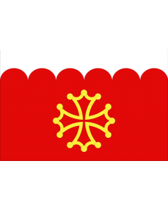 Fahne: Flagge: Fr département Gard | Gard | Département du Gard