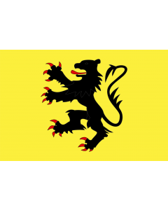 Fahne: Flagge: Fr département Nord | Representing the  Lion of Flanders | Représentant le  Lion des Flandres | Que representa el  León de Flandes