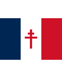 Bandera de  Free France  1940-1944 | Used by the Free French Forces during the Second World War