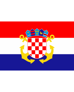Drapeau: Naval Ensign of Croatia