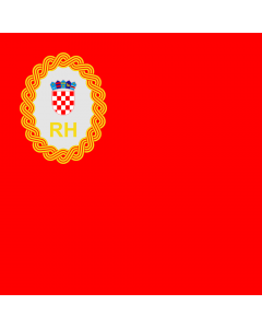 Drapeau: Predsjednika Hrvatskog sabora | Speaker of the Croatian Parliament | Präsidenten des kroatischen Parlaments | Per il Presidente del Parlamento croato