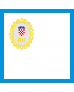 Drapeau: Predsjednika Vlade RH | President of the Government of the Republic of Croatia | Präsidenten der Regierung der Republik Kroatien | Per il Presidente del Governo della Repubblica di Croazia | Predsjednika Vlade Republike Hrvatske
