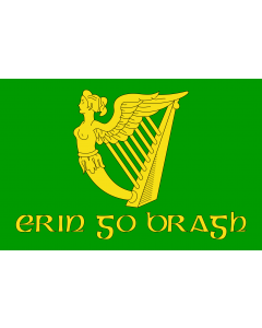 Fahne: Flagge: Erin Go Bragh | Irish nationalist flag   version of Image Erin Go Bragh flag