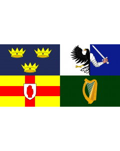 Fahne: Flagge: Four Provinces Ireland