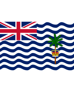 Fahne: Flagge: Britisches Territorium im Indischen Ozean