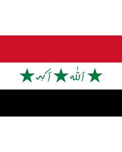 Fahne: Flagge: Iraq 1991-2004