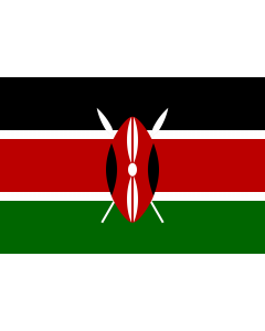 Fahne: Flagge: Kenia