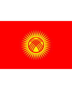 Fahne: Flagge: Kirgisistan