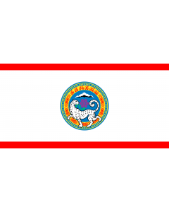 Bandiera: Almaty | Official flag of Almaty city in the Republic of Kazakhstan