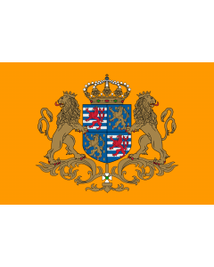 Fahne: Flagge: Standard der Großherzog von Luxemburg