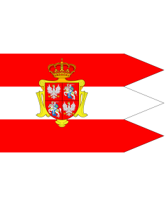Drapeau: Rzeczypospolitej Obojga Narodow ogolna | Royal banner  not a flag  of the Polish-Lithuanian Commonwealth  during the reign of the House of Vasa   1587-1668  but without any symbols of the House of Vasa and Polish-Swedish personal union | Chorągie