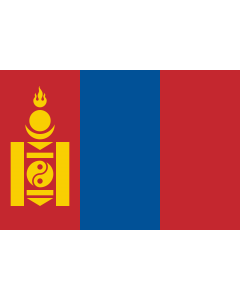 Drapeau: Mongolie