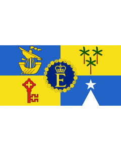 Bandiera: Royal Standard of Mauritius  1972–1992 | Queen Elizabeth II s personal flag for Mauritius | Étendard royal de Maurice