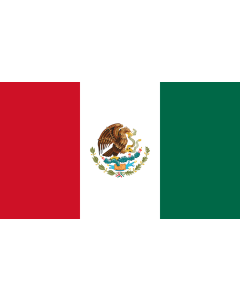 Flag: Mexico Official version of the Flag of the United Mexican States or Mexico