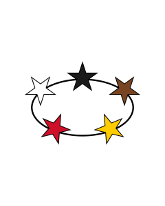 Bandera de  Suriname  1959–1975 | Suriname | Guyane néerlandaise  1959–1975 | Suriname van 1959 tot 1975