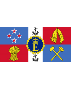 Bandiera: Royal Standard of New Zealand  1962–2022 | Queen Elizabeth II s personal flag for New Zealand