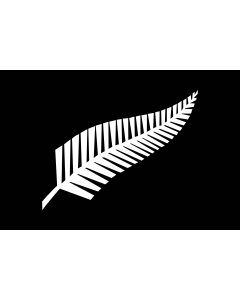 Bandiera: Silver fern | A Silver Fern flag, a proposed new New Zealand | Silberfarn-Flagge